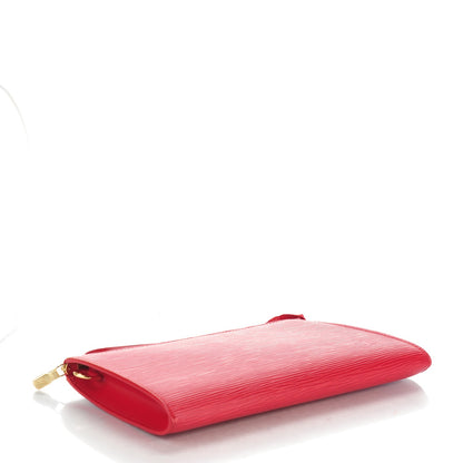 Louis Vuitton Epi Pochette Accessories 24 Castillan Red 4 of 7