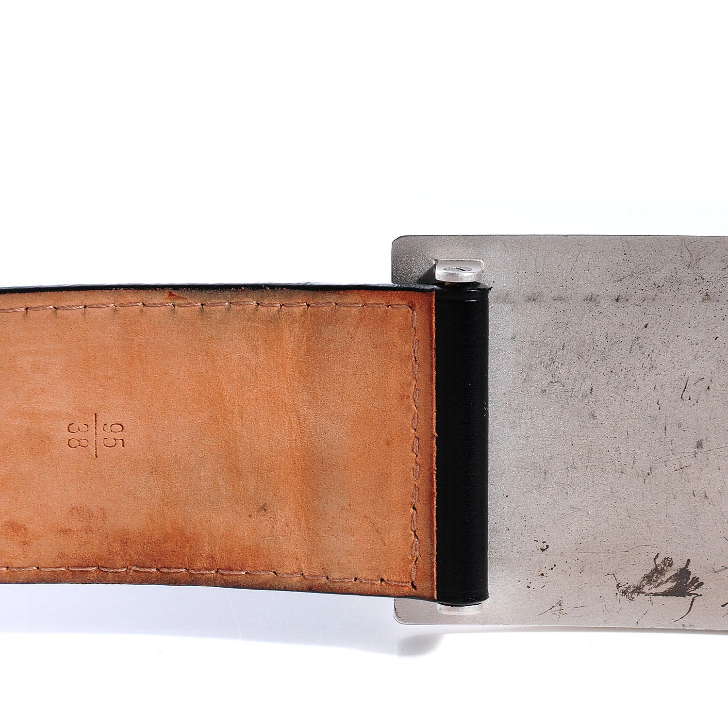 Louis Vuitton Jeans Calfskin Belt 95 38 7 of 9