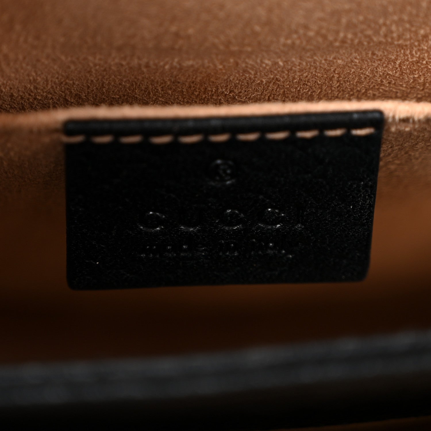 Gucci Calfskin GG Web Small Ophidia Chain Shoulder Bag Black 6 of 12