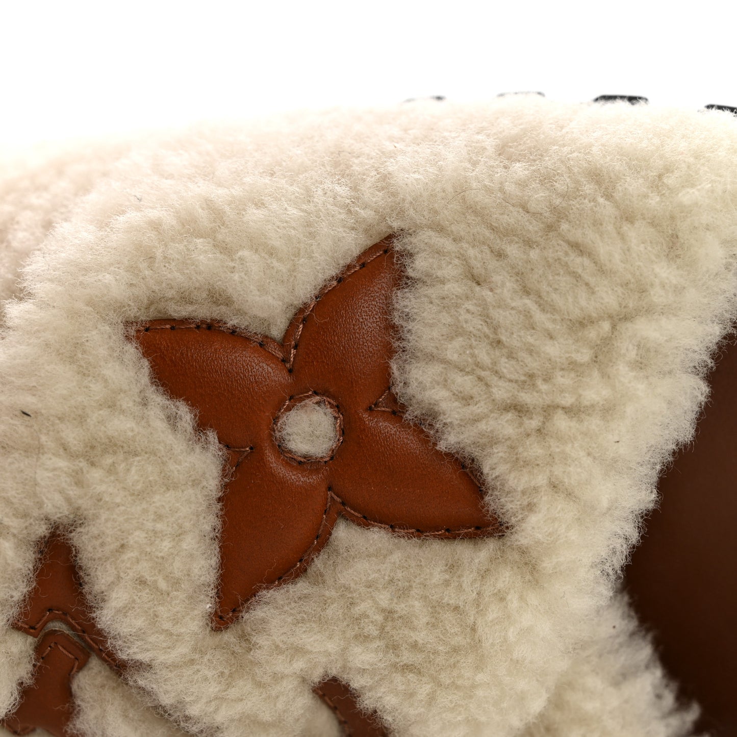 Shearling Paseo Flat Comfort Mule 36 Brown