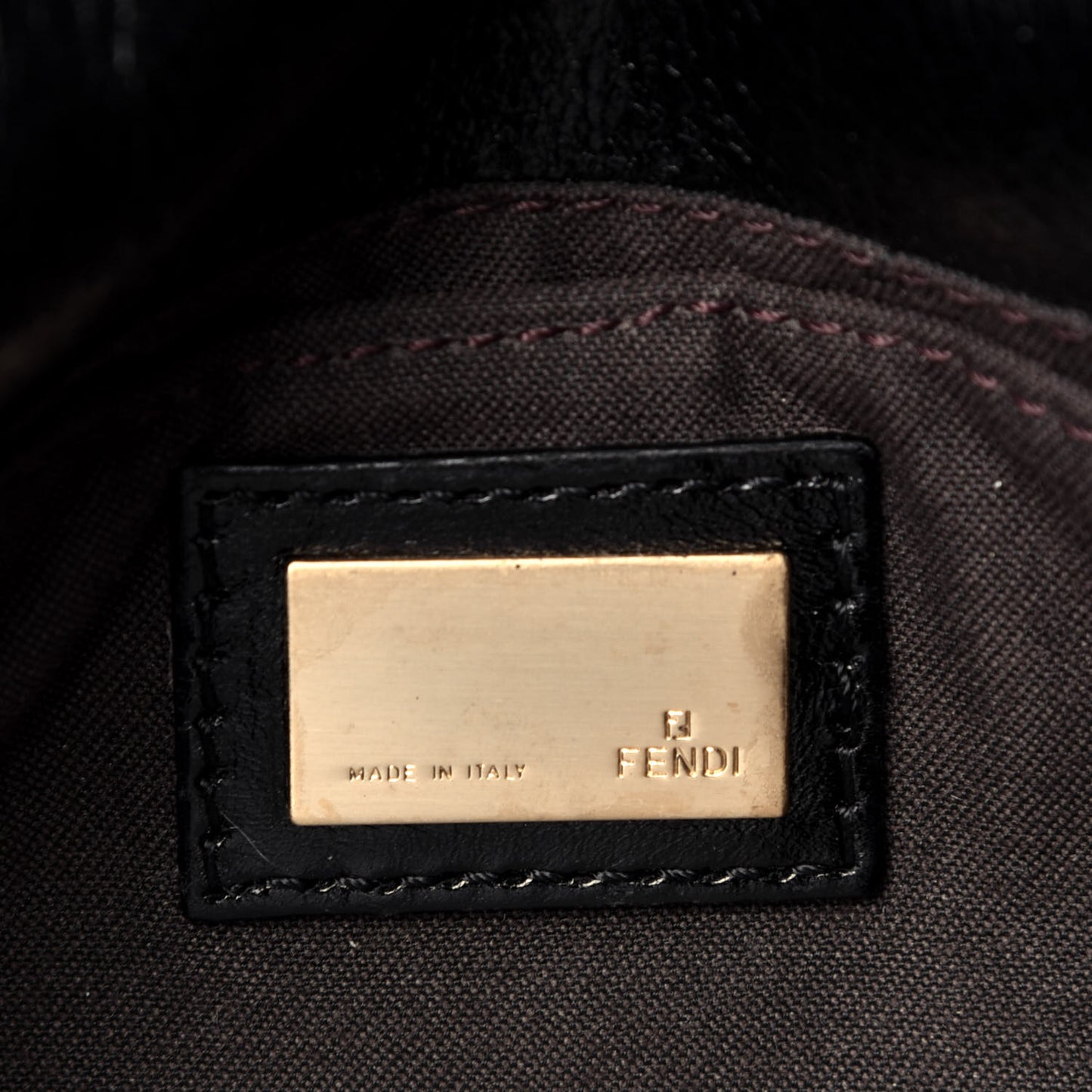 Calfskin Baguette Black