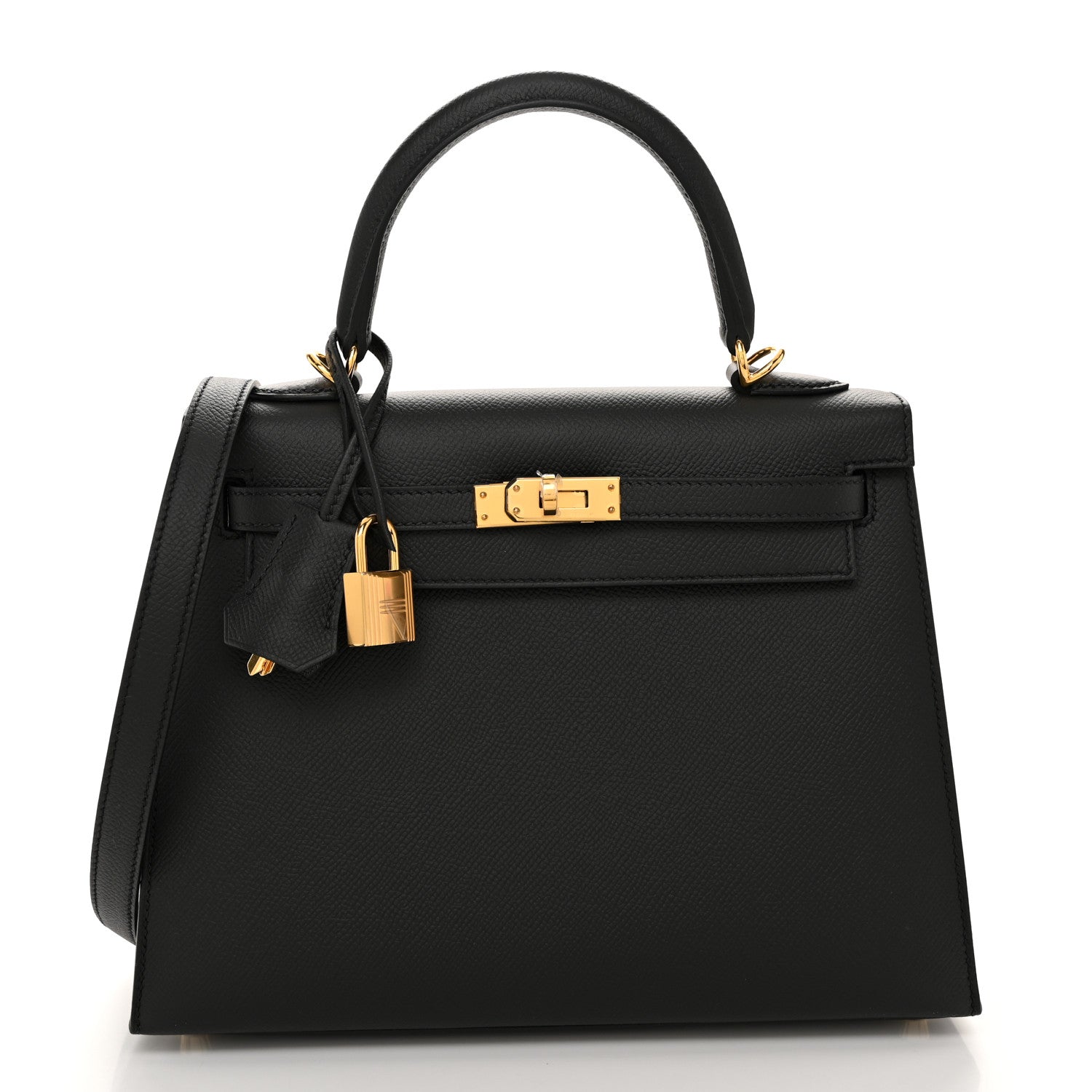 Hermes Epsom Kelly Sellier 25 Black 1 of 13