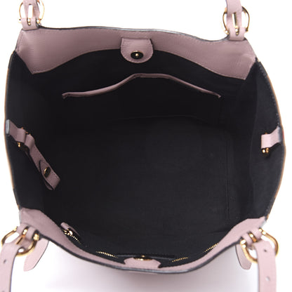 Burberry Grainy Calfskin House Check Small Canterbury Tote Pale Orchid 5 of 12