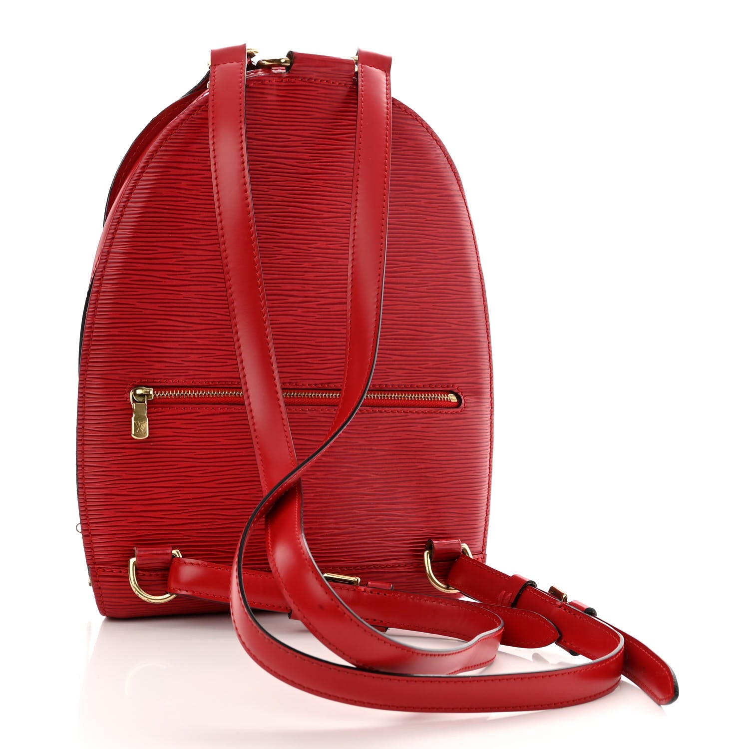 Louis Vuitton Epi Mabillon Backpack Castillan Red 2 of 13