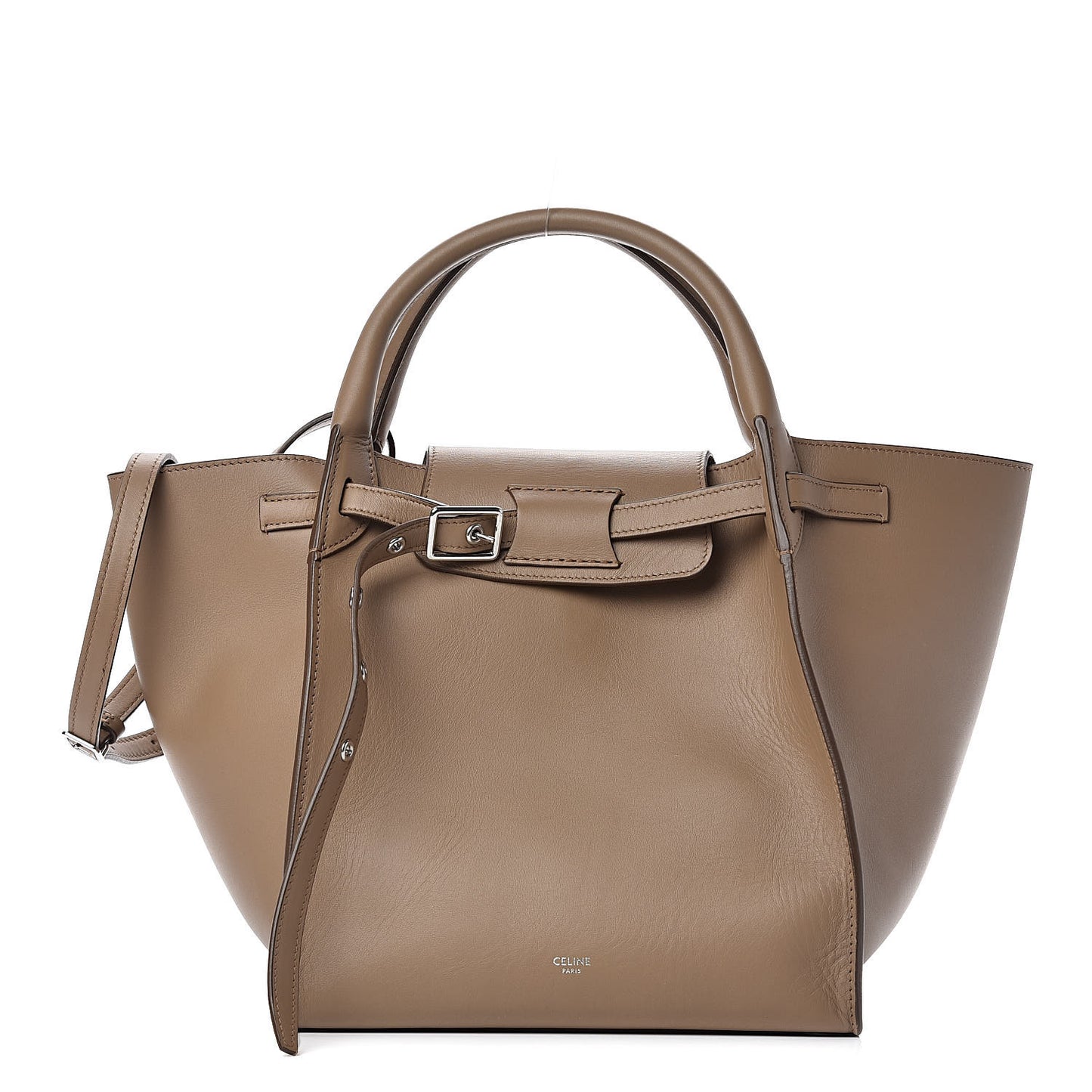 Smooth Calfskin Small Big Bag Light Camel