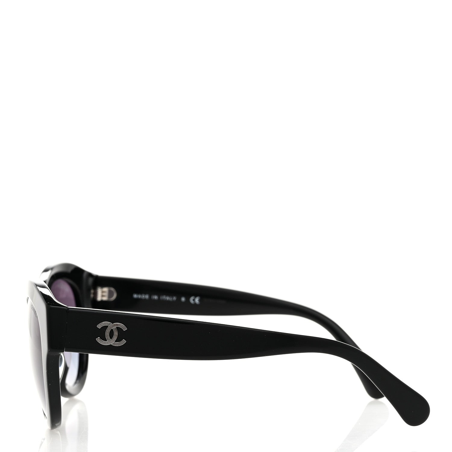 Chanel Acetate Butterfly Sunglasses 5371 Black 3 of 8