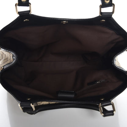 Gucci Monogram Medium Sukey Tote Beige Ebony Black 5 of 7