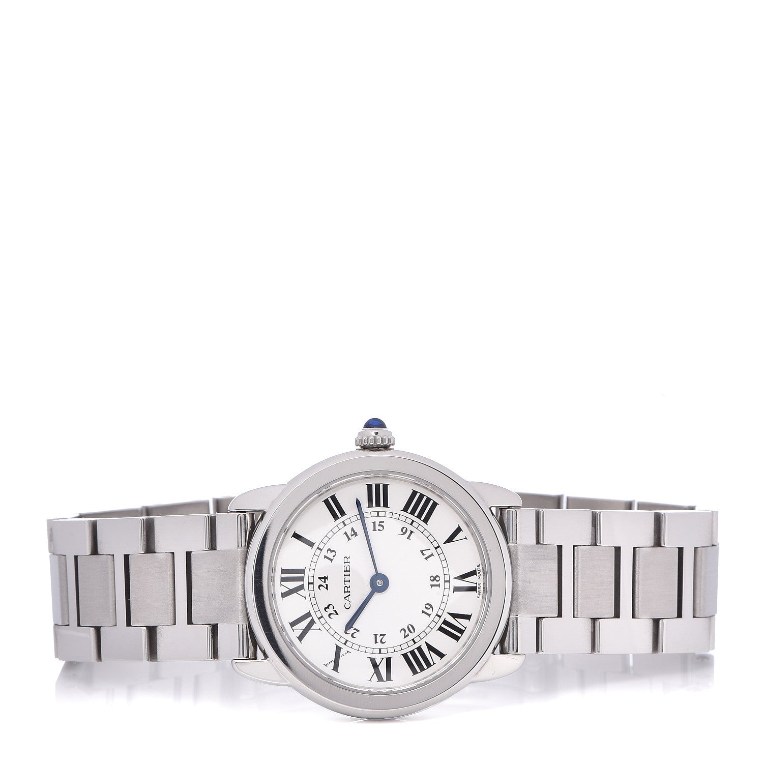 Cartier Stainless Steel 29mm Ronde Solo Quartz Watch 3 of 6