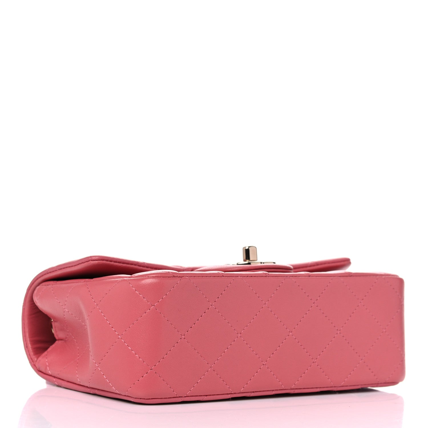 Chanel Lambskin Quilted Valentine Charms Mini Rectangular Flap Pink 4 of 10