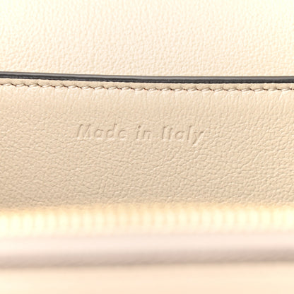 Celine Shiny Smooth Calfskin Medium Frame Shoulder Bag Grege Storm 7 of 9