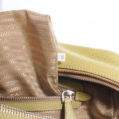 Prada Vitello Daino Satchel Cedro 7 of 7