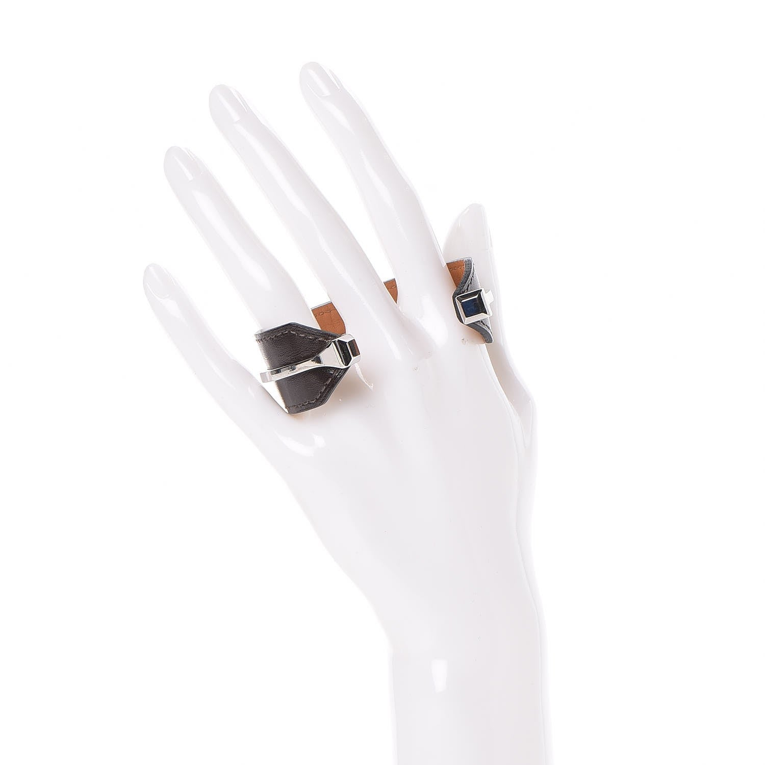 Hermes Box Binome Cuff S Chocolate 2 of 5