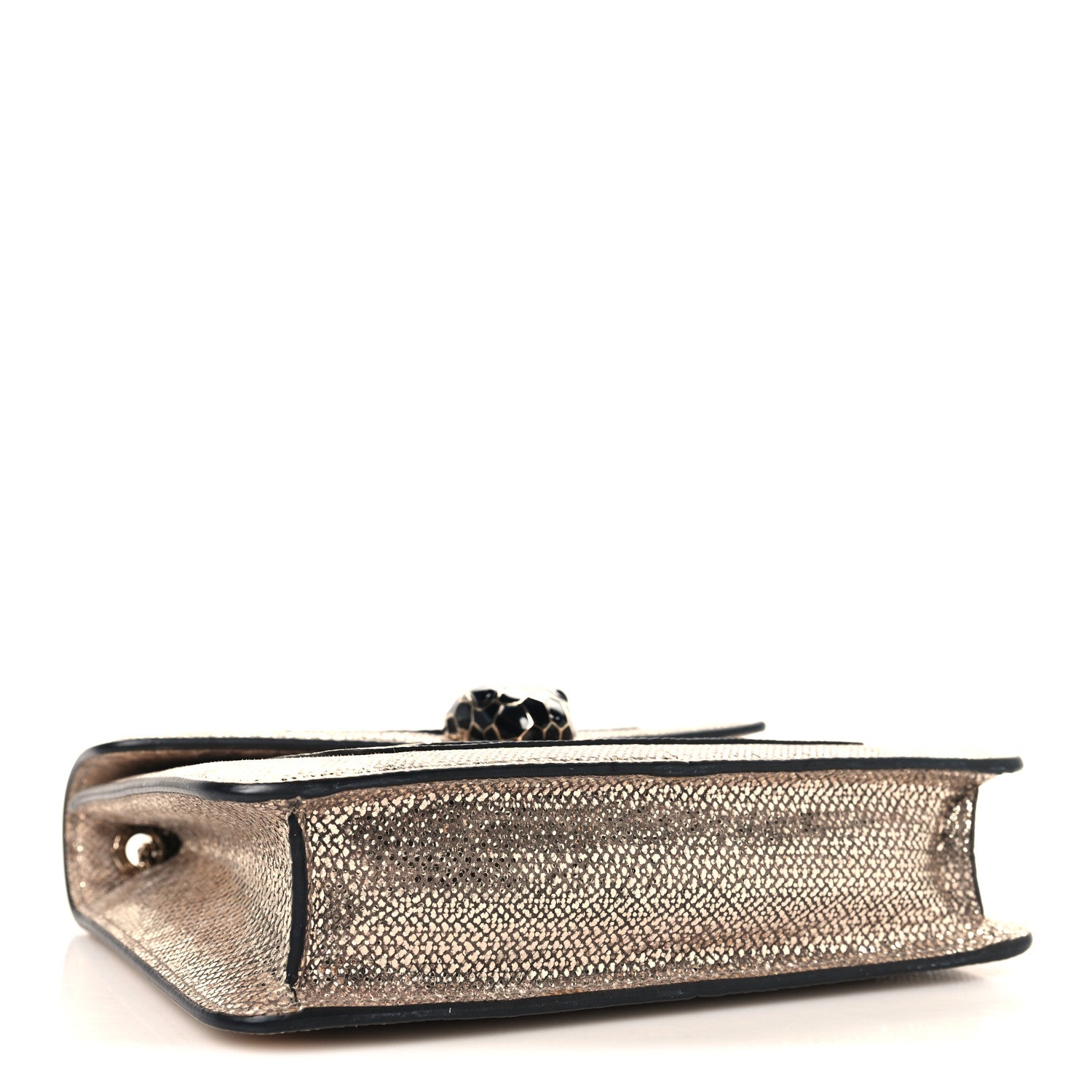 Bulgari Metallic Karung Serpenti Forever Top Handle Gold 4 of 9