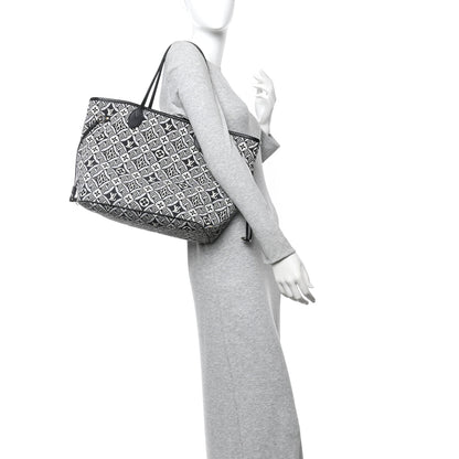 Louis Vuitton Jacquard Since 1854 Neverfull MM Grey 2 of 13