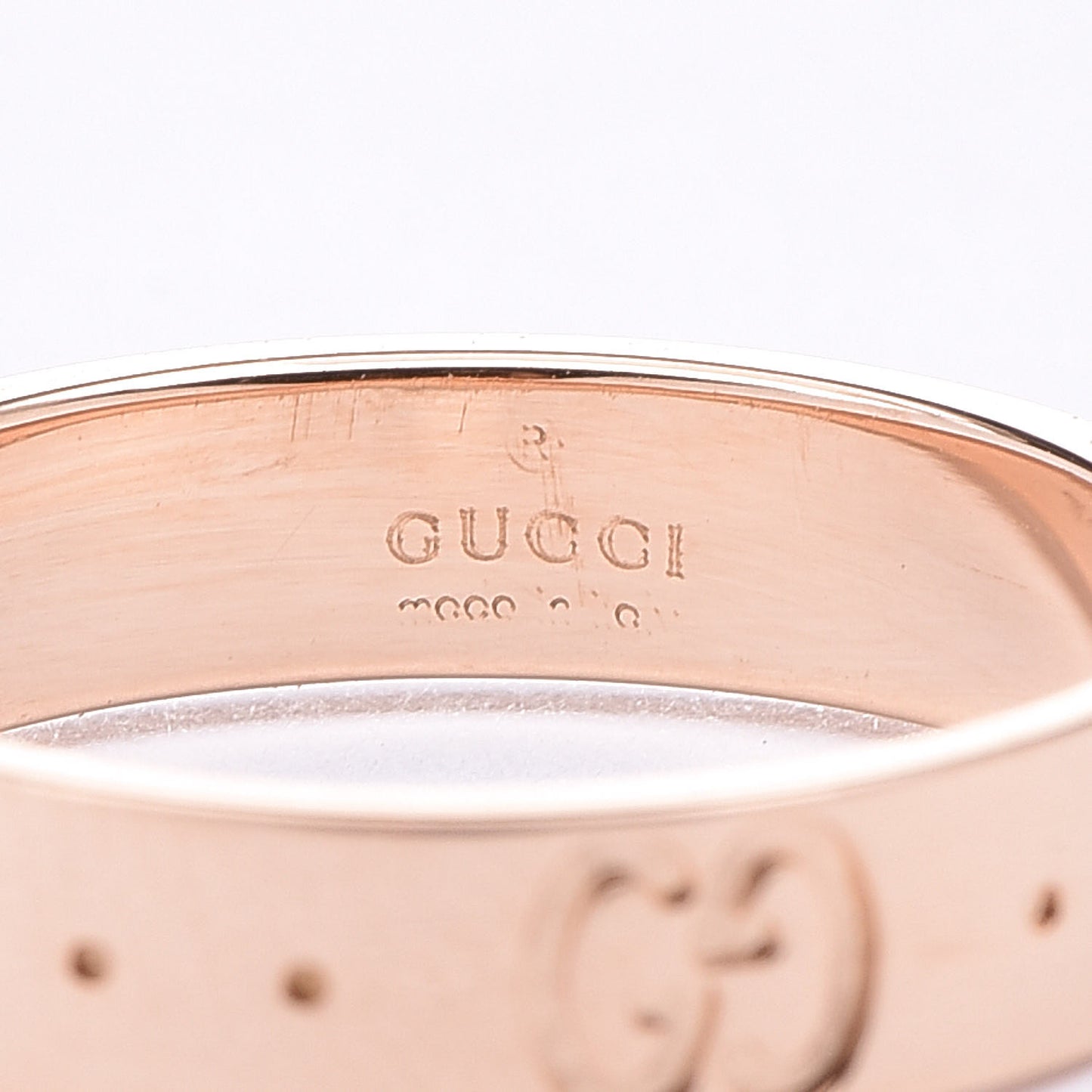 18K Rose Gold 4mm Icon Thin Band Ring 49 4.75