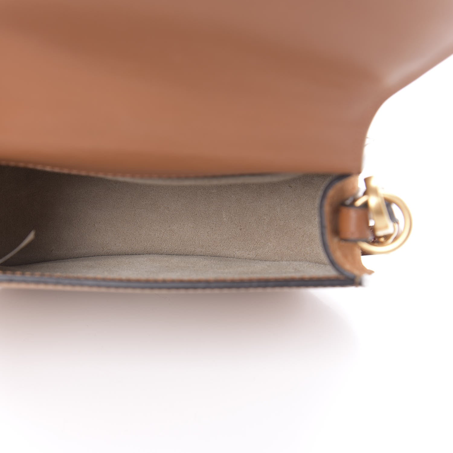 Chloe Spazzolato Sfumato Small Nile Bracelet Bag Caramel 5 of 10