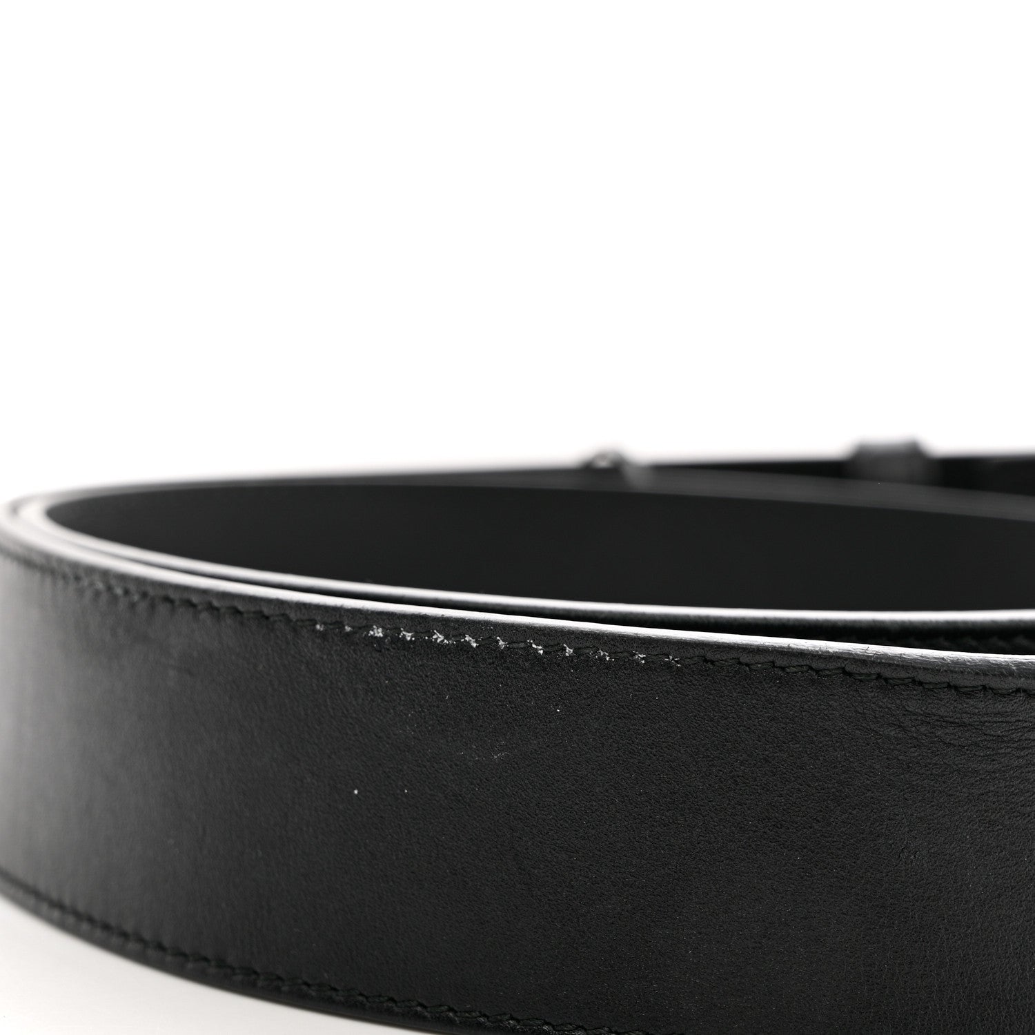 Gucci Calfskin Double G 40mm Belt 80 32 Black 5 of 6