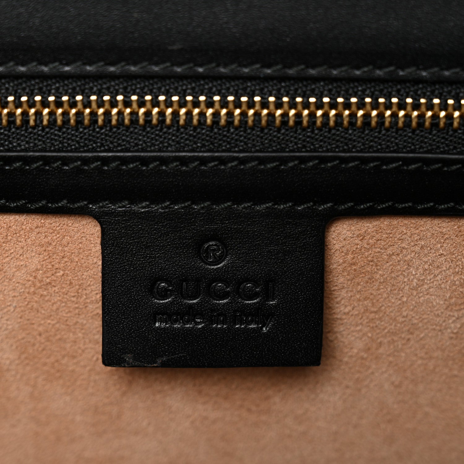 Gucci Guccissima Signature Medium Sylvie Top Handle Bag Black 6 of 10