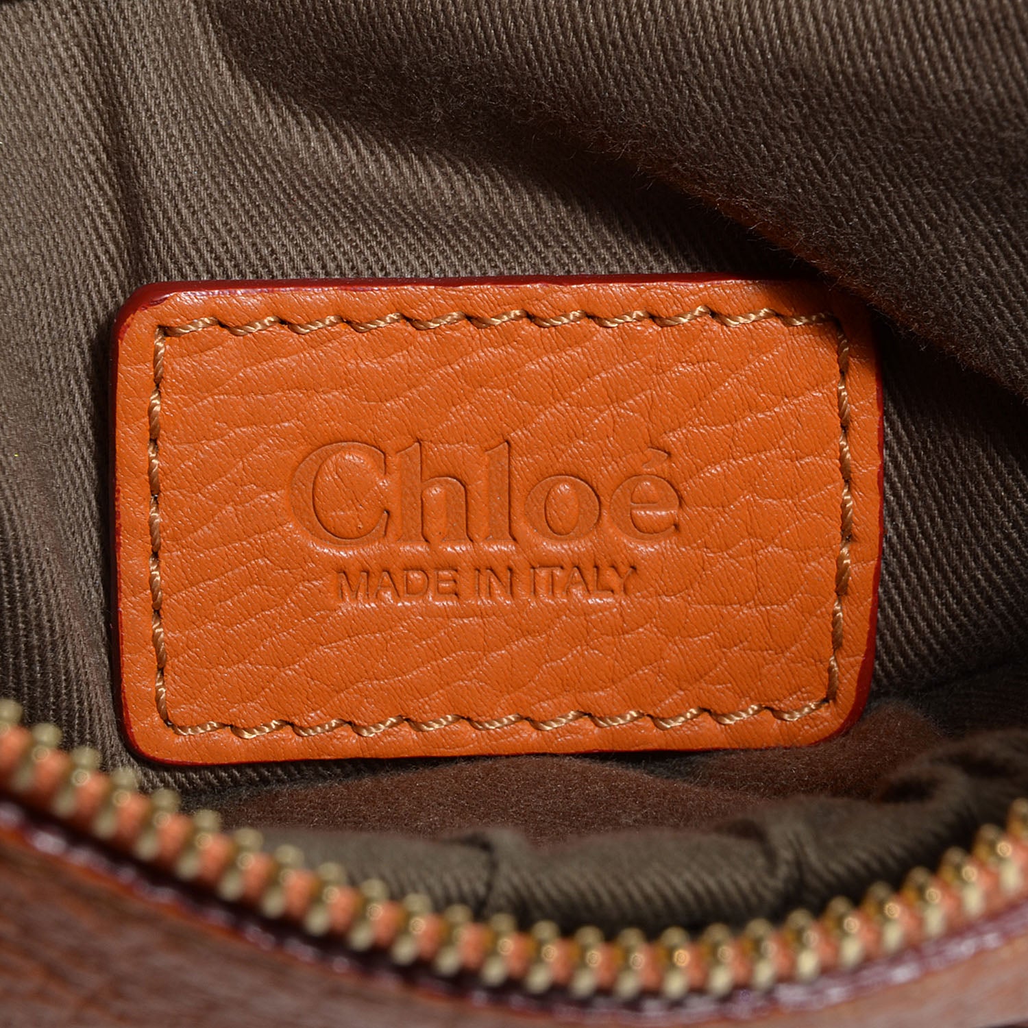 Chloe Calfskin Mini Marcie Satchel Indian Summer 7 of 10