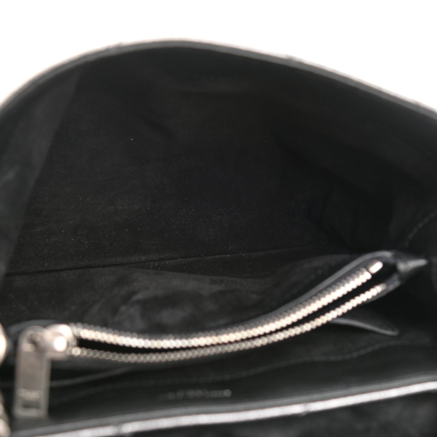 Y Quilted Monogram Small Loulou Chain Satchel Acciaio