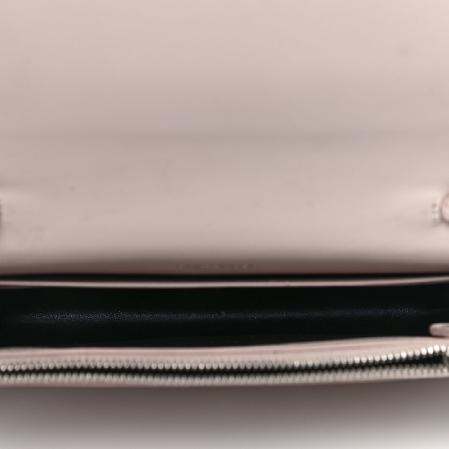 Smooth Calfskin Classic Monogram Kate Tassel Chain Wallet Nude Powder