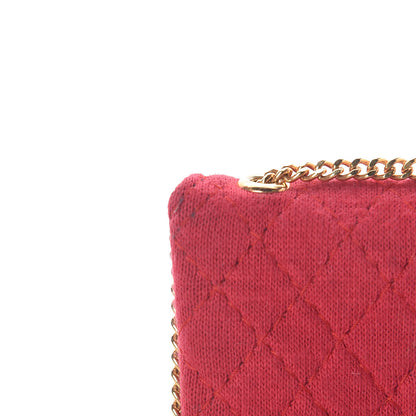 Chanel Knit Quilted Pouch Necklace Red 20 of 20