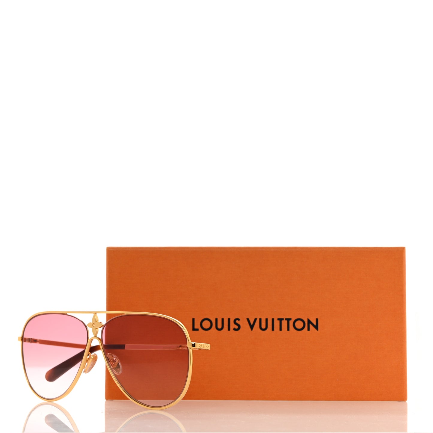 Metal LV Star Pilot Sunglasses Z1868U Pink