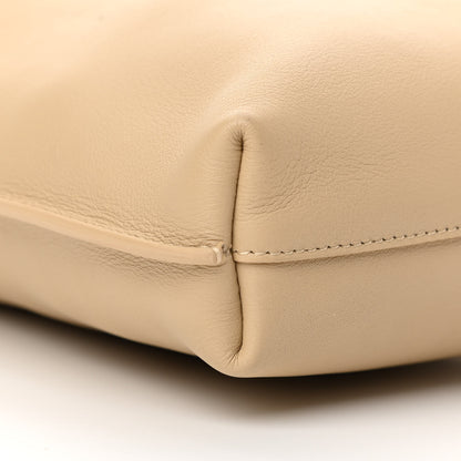 Saint Laurent SAINT LAUREN Smooth Calfskin Small Suzanne Hobo Ivory Natural 18 of 25