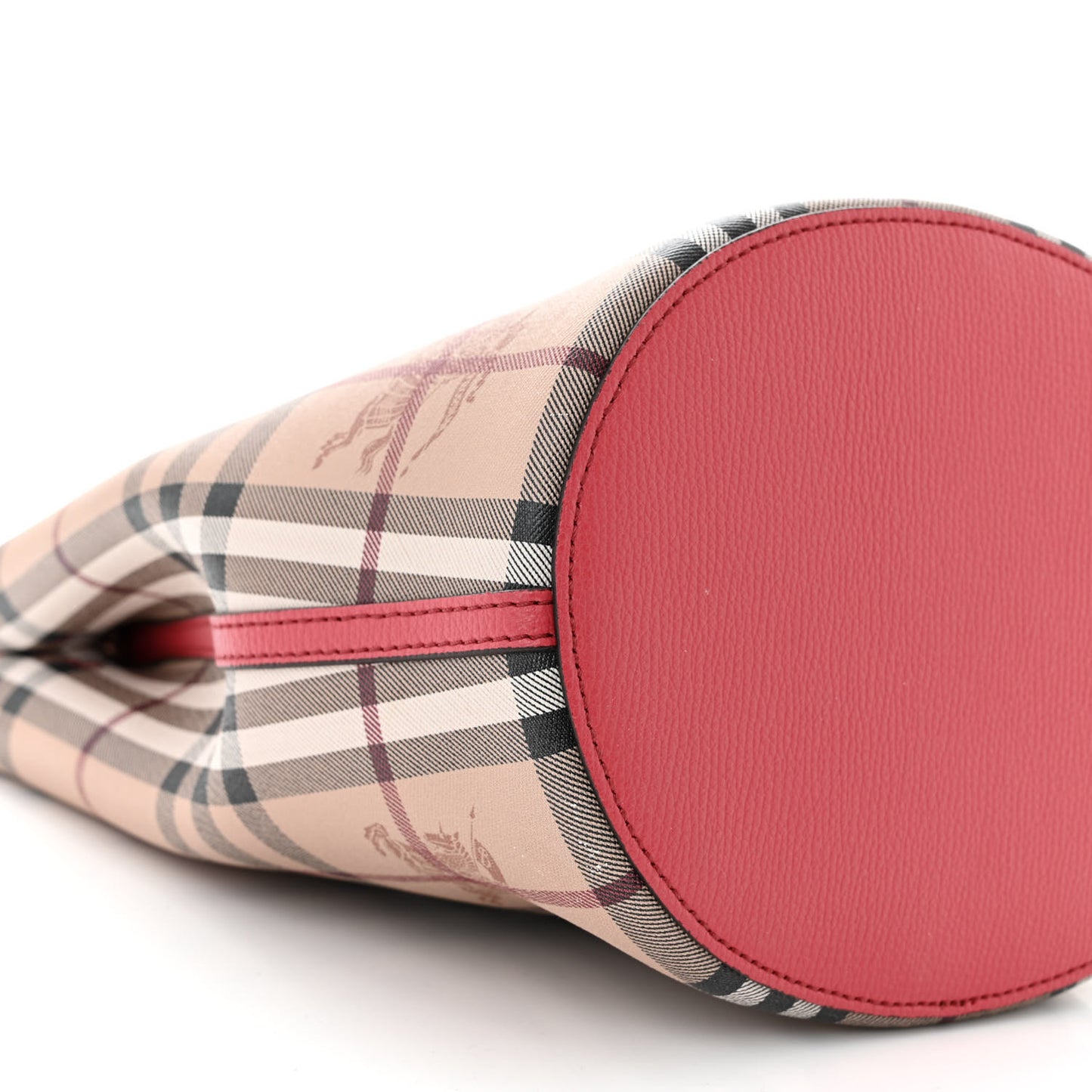 Haymarket Check Colours Small Lorne Bucket Crossbody Pink
