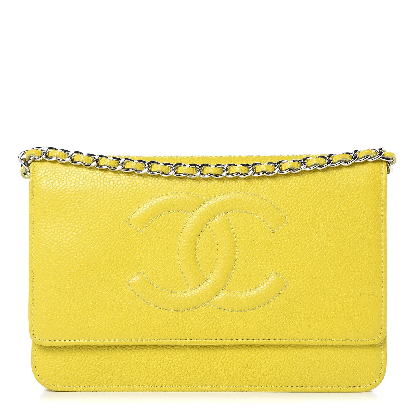 Caviar Timeless CC Wallet on Chain WOC Yellow