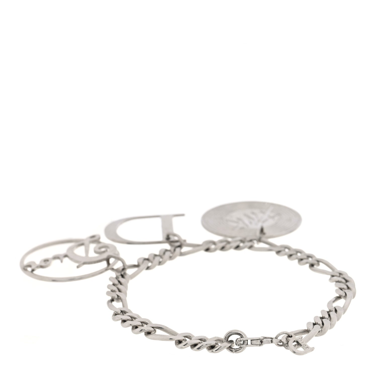 Christian Dior Metal Charm Bracelet Silver 3 of 4