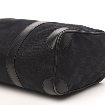 Gucci Monogram Boston Bag Black 8 of 12