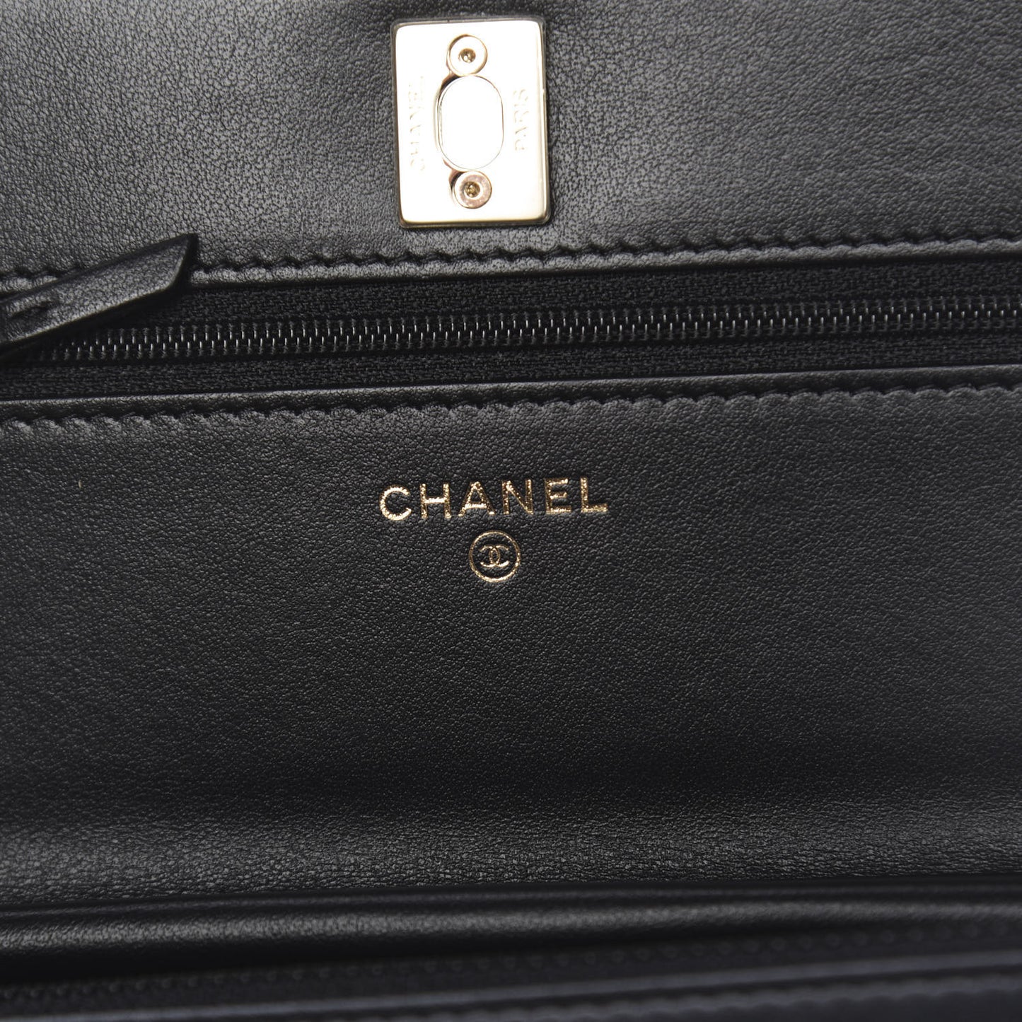 Velvet Quilted Pearl Crush Wallet On Chain WOC Black