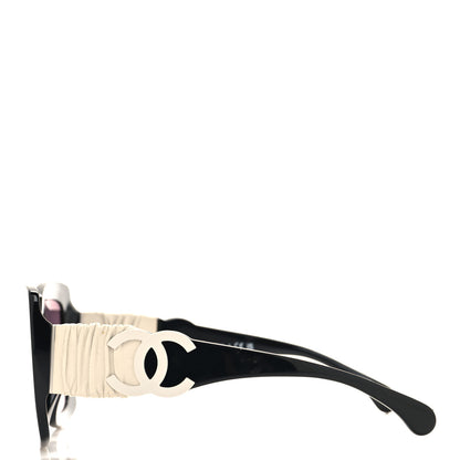 Chanel Acetate Calfskin Square Sunglasses 5474-Q-A Black 3 of 8