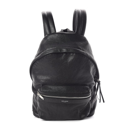 Saint Laurent Lambskin Mini City Backpack Black 1 of 9