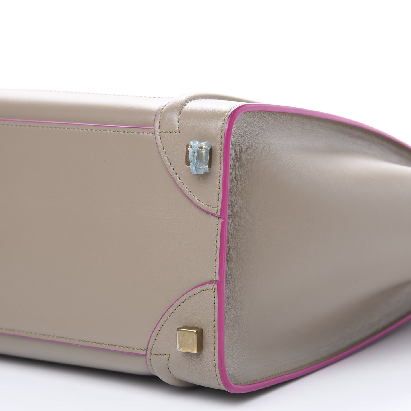 Smooth Calfskin Mini Luggage Beige