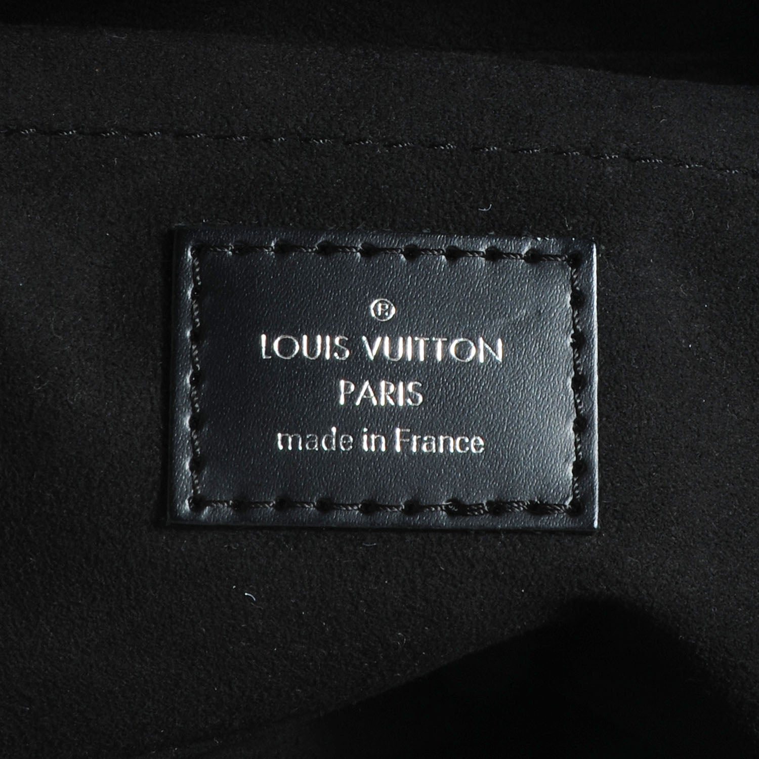 Louis Vuitton Epi Montaigne Clutch Black 6 of 7
