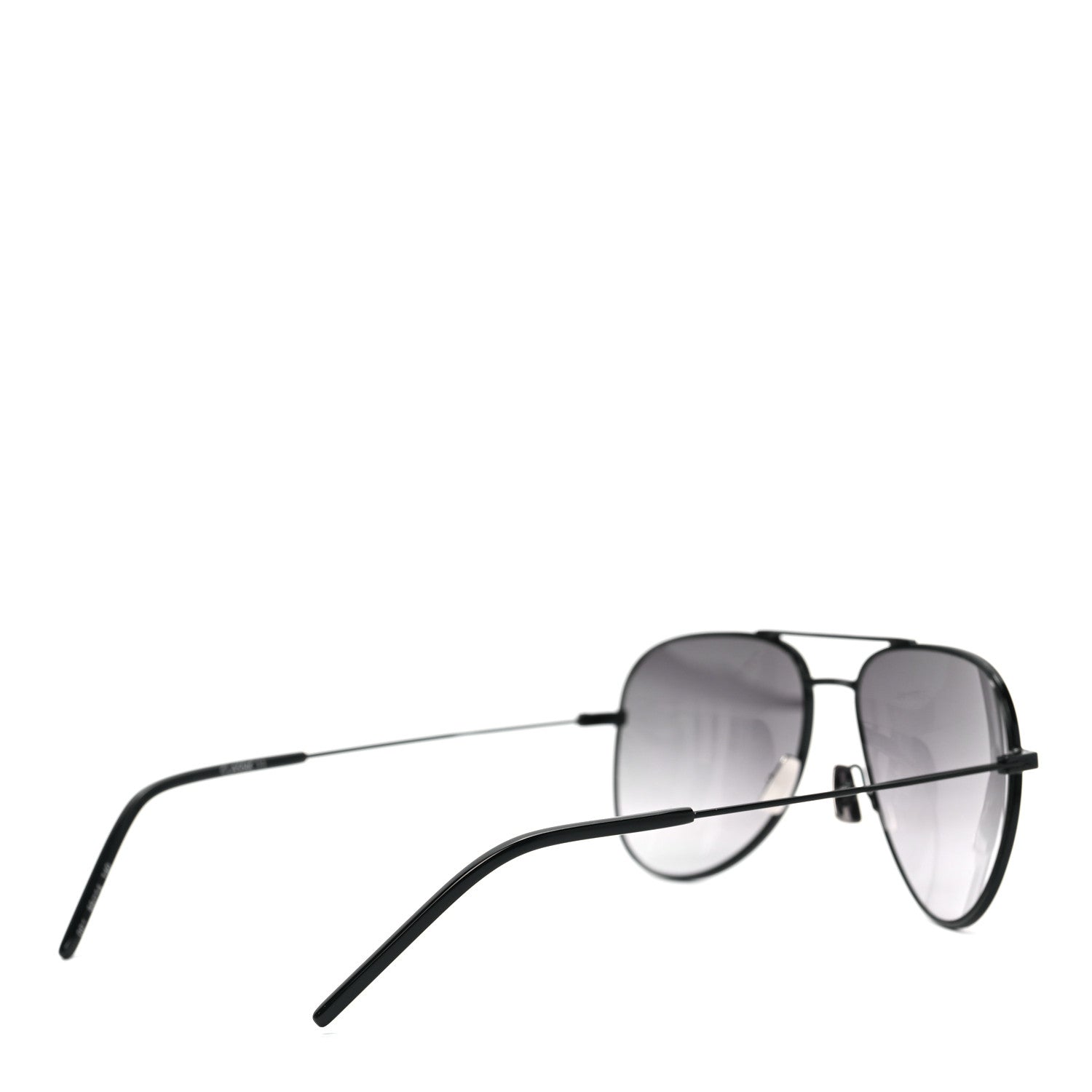 Saint Laurent Metal Aviator Classic 11 Rim Sunglasses Black 4 of 6