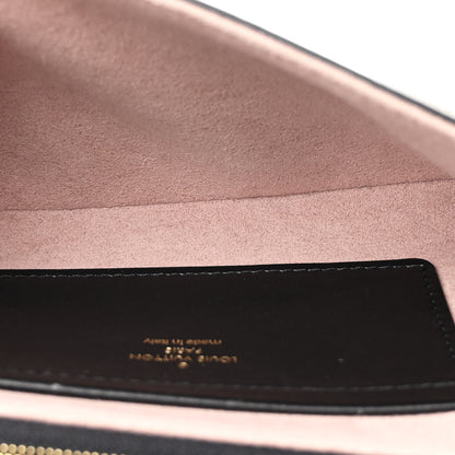 Louis Vuitton Lambskin Embossed Monogram Pochette Coussin Black 5 of 10