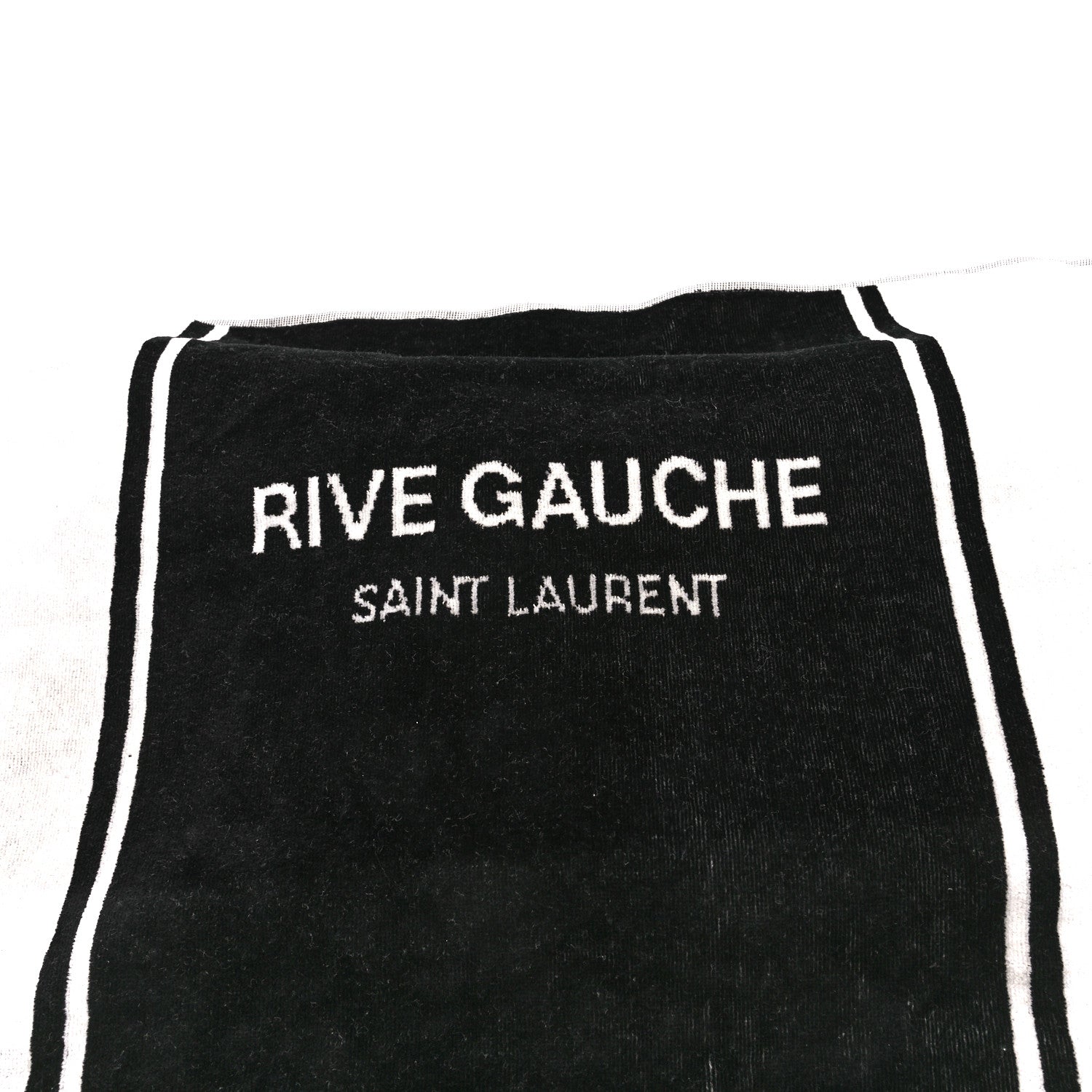 Saint Laurent Terrycloth Rive Gauche Beach Bag 6 of 12