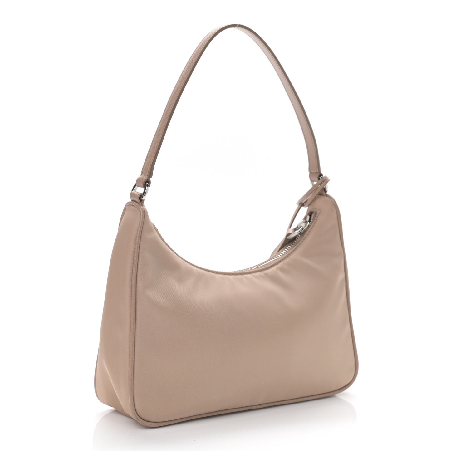 Re-Nylon Saffiano Mini Re-Edition 2005 Bag Cammeo