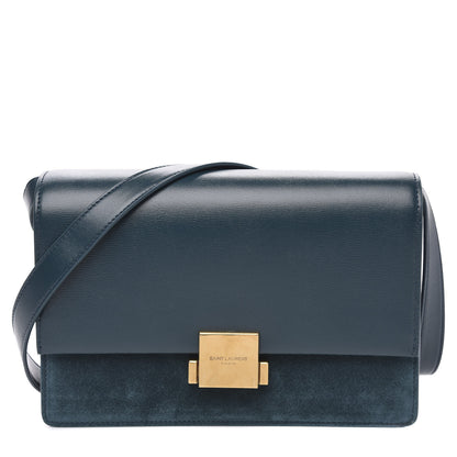 Saint Laurent Smooth Calfskin Suede Medium Bellechasse Dark Turquoise 1 of 9