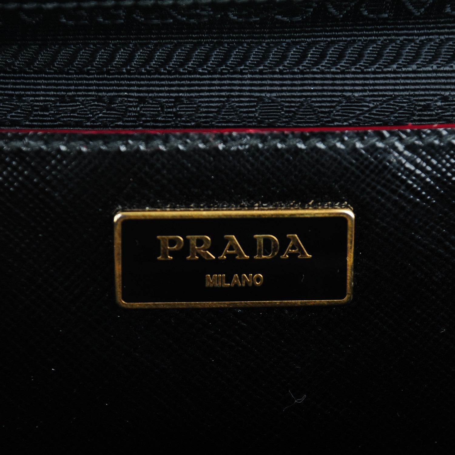 Prada Saffiano Vernice Double Zip Tote Black 6 of 8