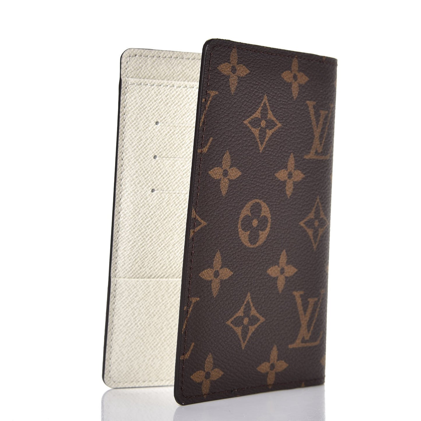 Monogram My LV Heritage Passport Cover White Gris