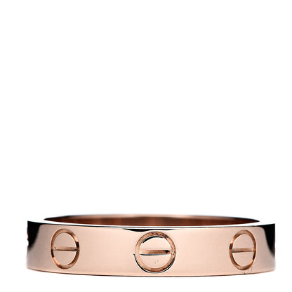 Cartier 18K Pink Gold 3.5mm LOVE Wedding Band Ring 50 5.25 3 of 5