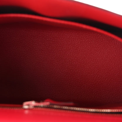 Hermes Epsom Kelly Sellier 25 Rose Mexico Rouge Grenat 5 of 10