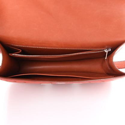 Hermes Ostrich Constance 23 Brique 4 of 23