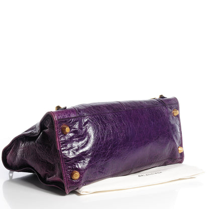 Balenciaga Chevre Giant 21 Gold Hardware Work Violet 6 of 12