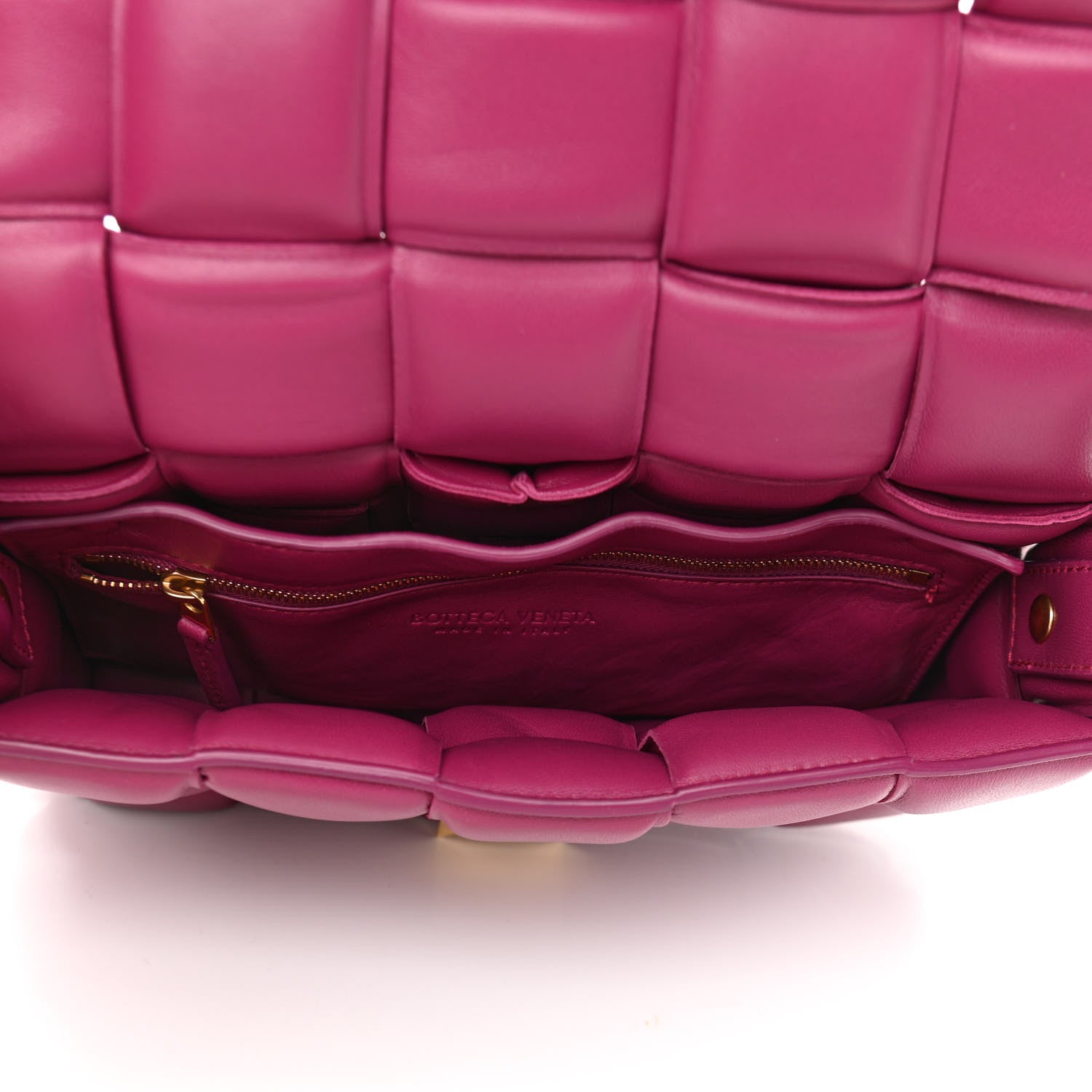 Bottega Veneta Nappa Maxi Intreccio Padded Cassette Crossbody Bag Cinnabar 5 of 10