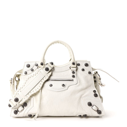 Balenciaga Agneau Arena Neo Cagole City Handbag Optic White 1 of 11